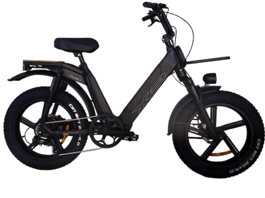 bici elettrica xp bikes funky black