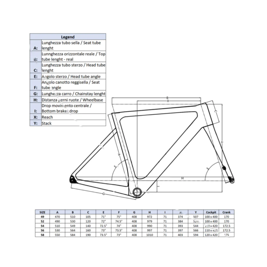 bicicletta-da-corsa-whistle-atala-vaero-shimano-ultegra-di2-geometrie-guida-alle-taglie