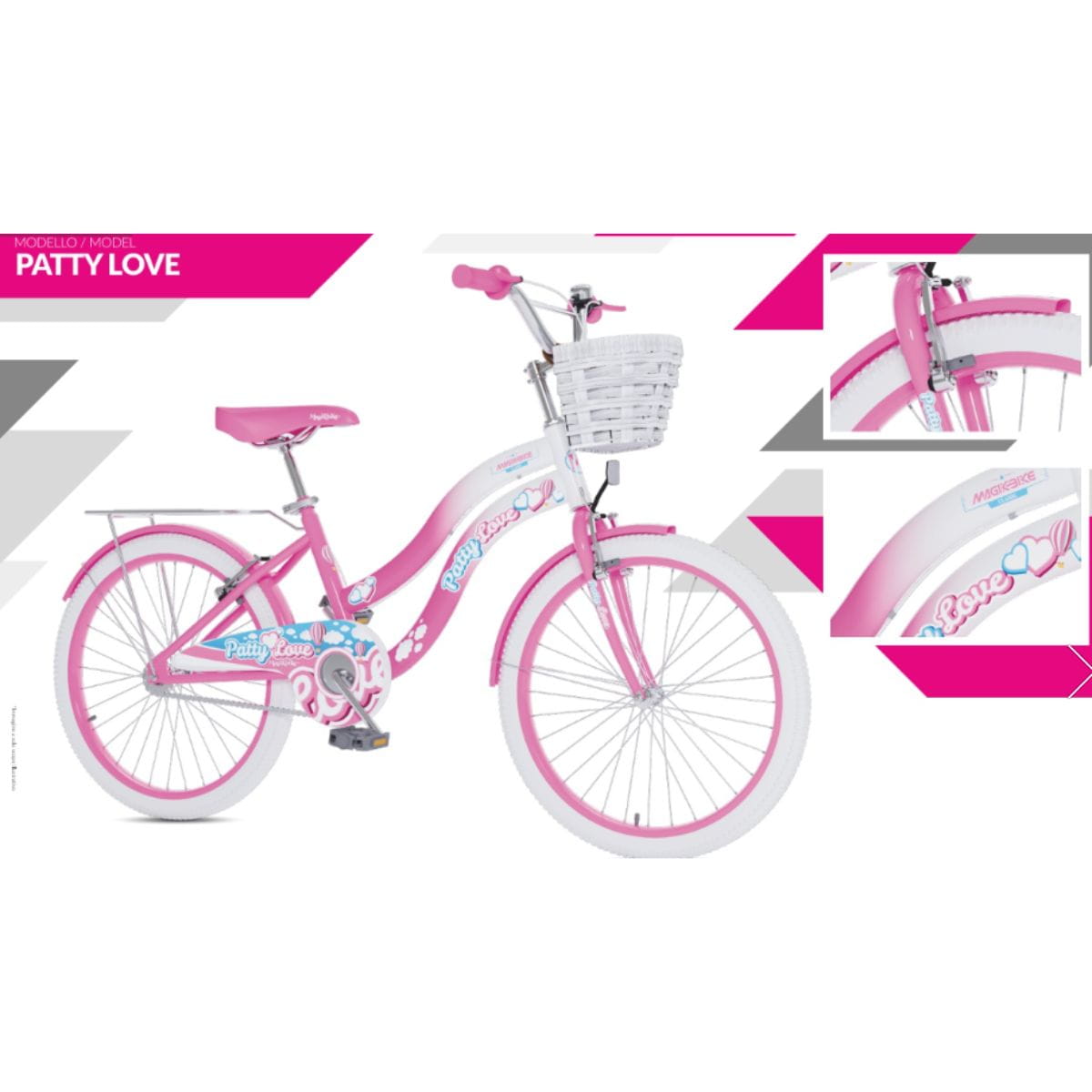 Magik Bike Patty Love 20" bici bimba