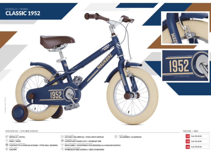 Magik Bike 16" Classic 1952 Vintage bici bimbo
