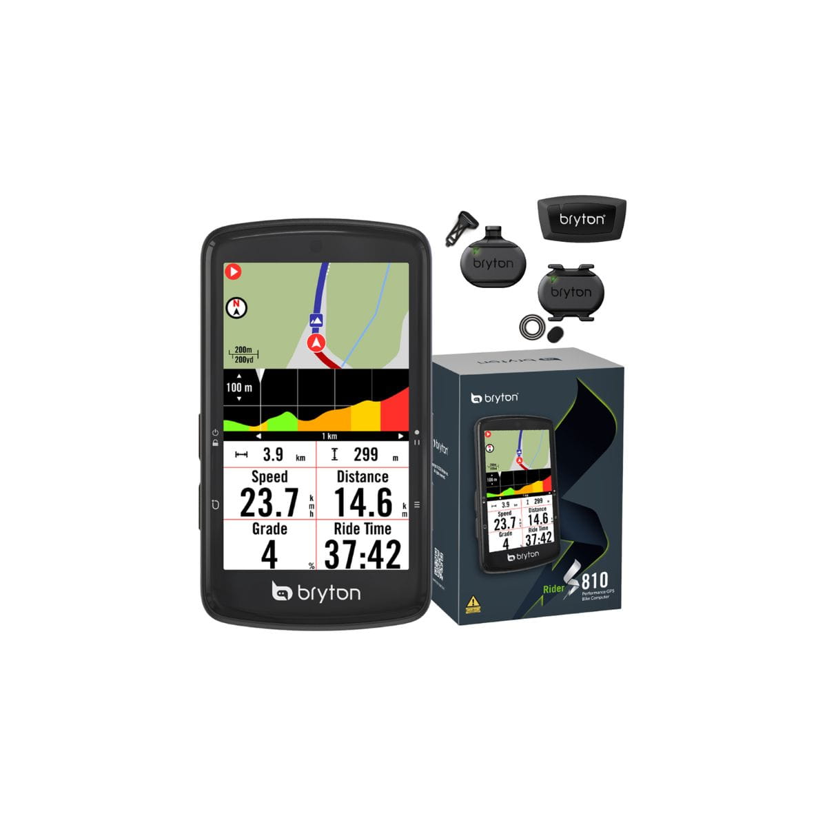 Bryton Rider S810T kit dual sensor cadenza/velocità e fascia cardio